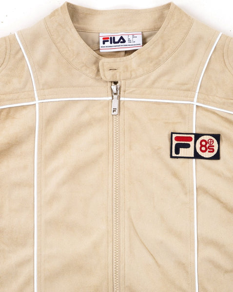 Fila Vintage Terrinda MK3 Pro Badged Track Top Bone White