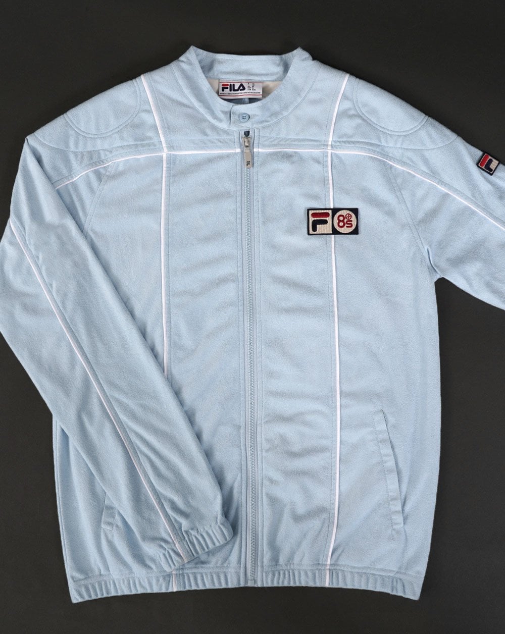 Fila Vintage Terrinda Mk3 Pro Badged Track Top Himmelblau/Weiß