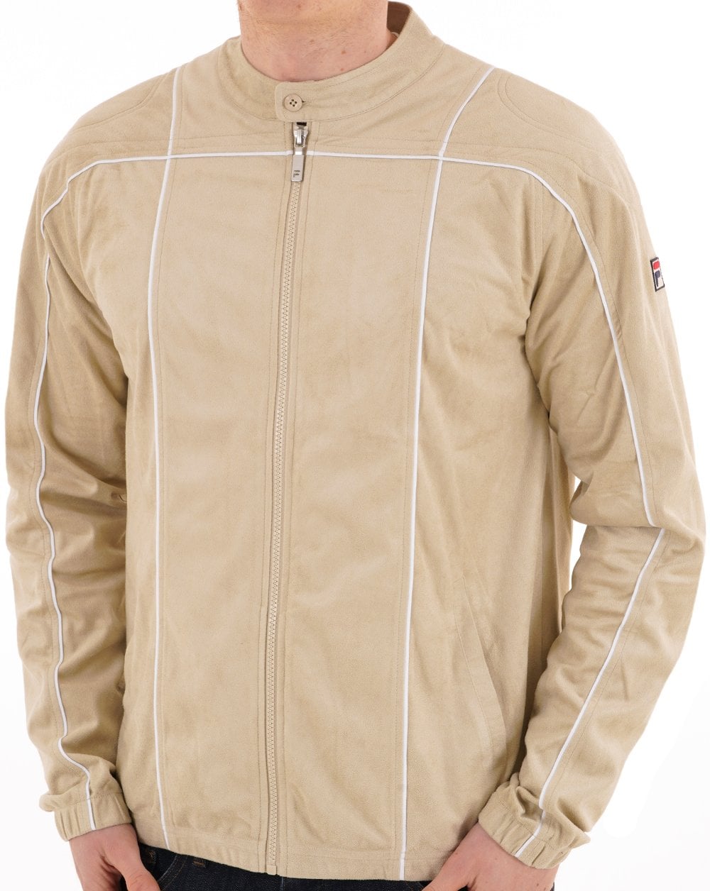 Fila Vintage Terrinda Mk3 Track Top Bone White