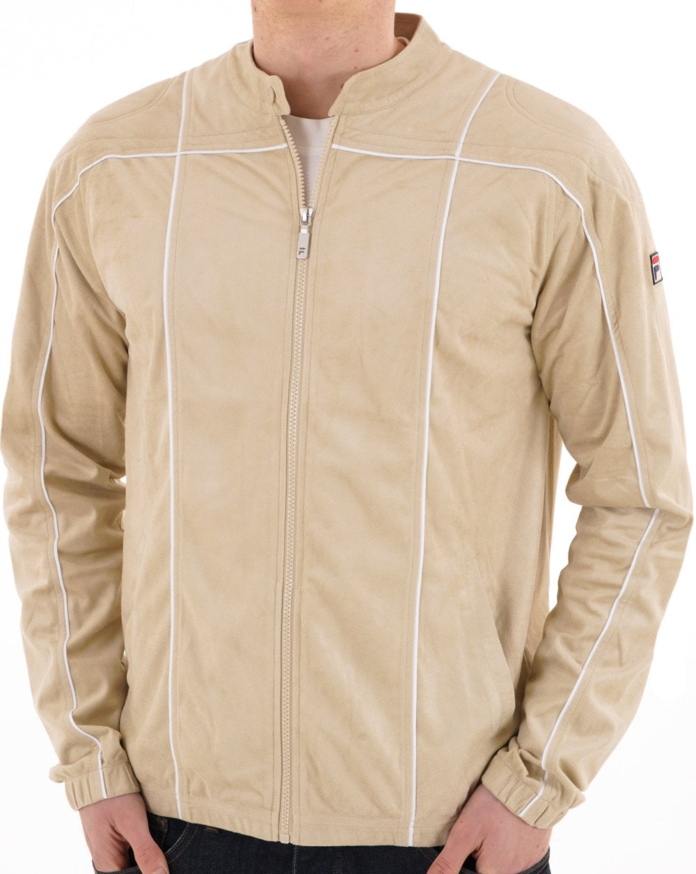 Fila Vintage Terrinda Mk3 Track Top Bone White