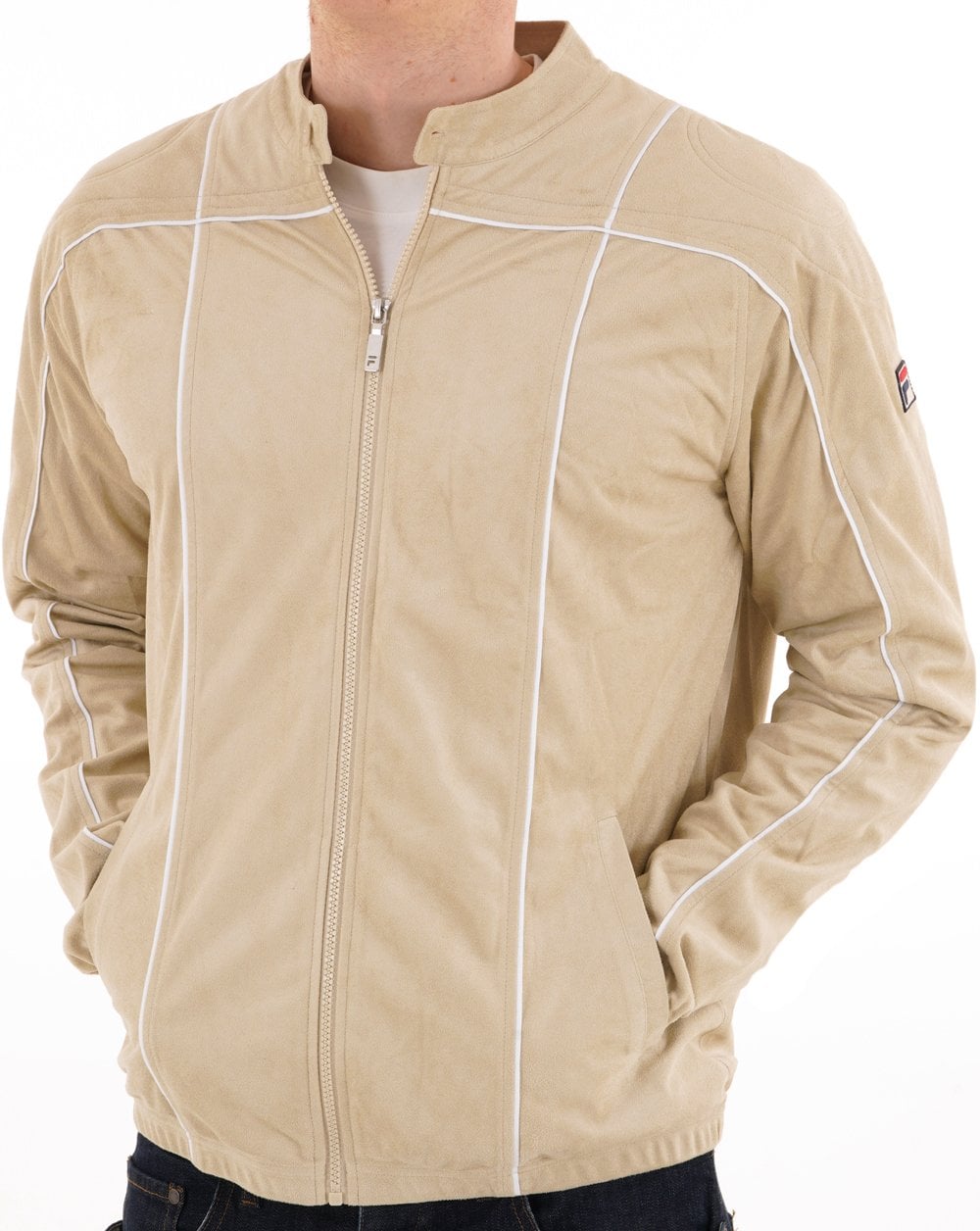 Fila Vintage Terrinda Mk3 Track Top Knochenweiß