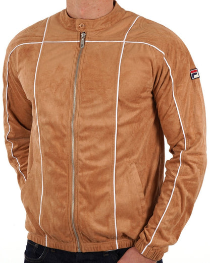 Fila Vintage Terrinda Trainingsjacke in Hellbraun