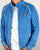 Fila Vintage Terry Biker Track Top Ocean Blue
