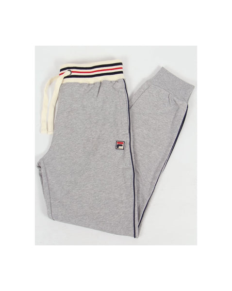 Fila Vintage Tigli Cuffed Track Bottoms Light Grey