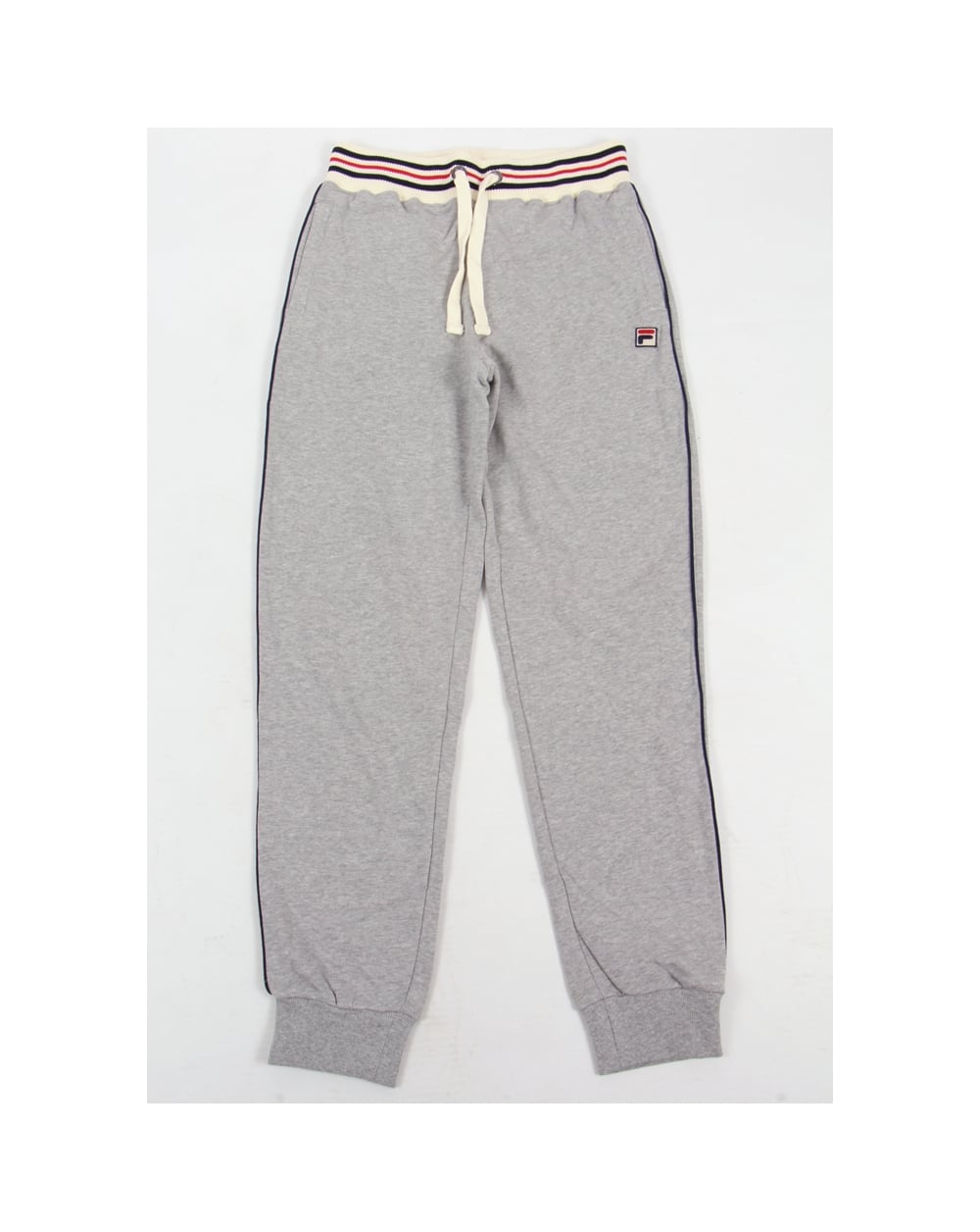 Fila Vintage Tigli Cuffed Track Bottoms Light Grey