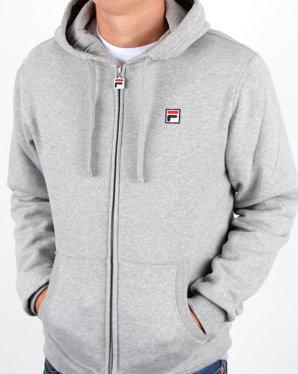Fila Vintage Tommasso Hoody Grey Twist