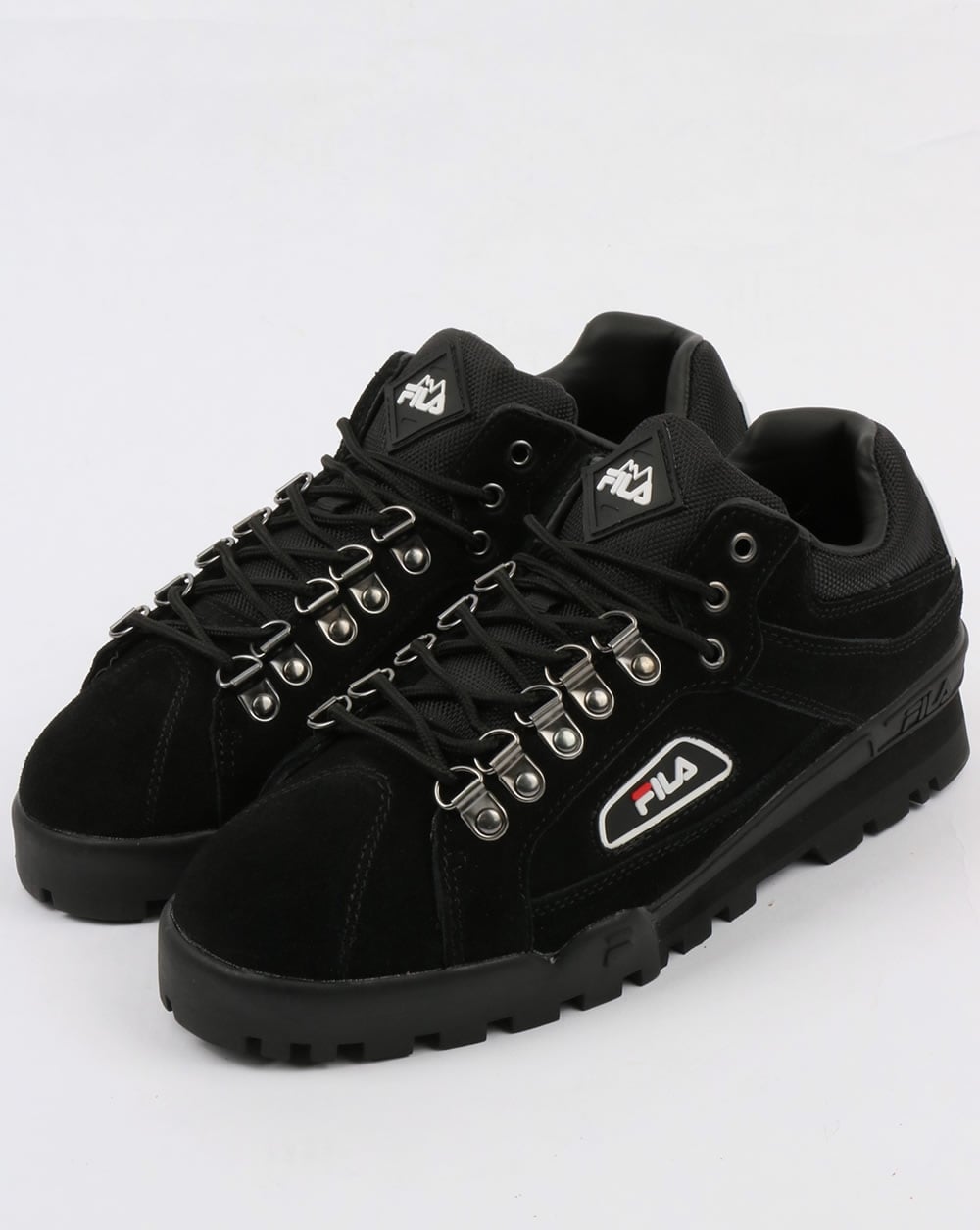 Fila Vintage Trailblazer Wildlederstiefel Schwarz