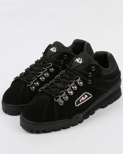 Fila Vintage Trailblazer Wildlederstiefel Schwarz