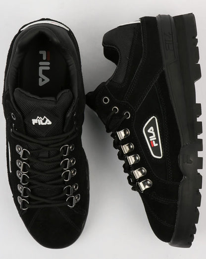Fila Vintage Trailblazer Wildlederstiefel Schwarz