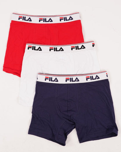 Fila Vintage Tristan Dreierpack Boxershorts Marineblau/Rot/Weiß