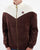 Fila Vintage V Velour Track Top Brown - Off White