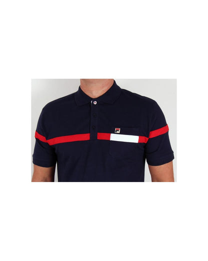 Fila Vintage Varelli Poloshirt Marine