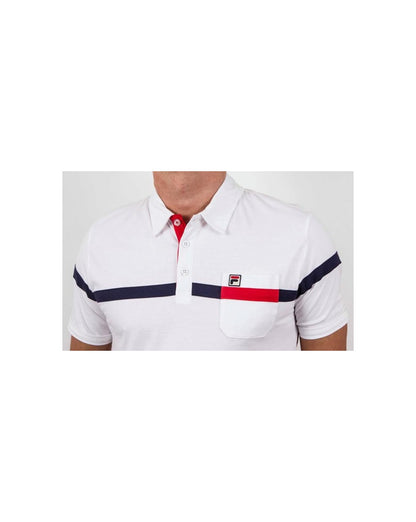 Fila Vintage Varelli Poloshirt Weiß
