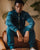 Fila Vintage Velour Track Top Dark Teal