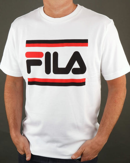 Fila Vintage Vialli T-Shirt Weiß