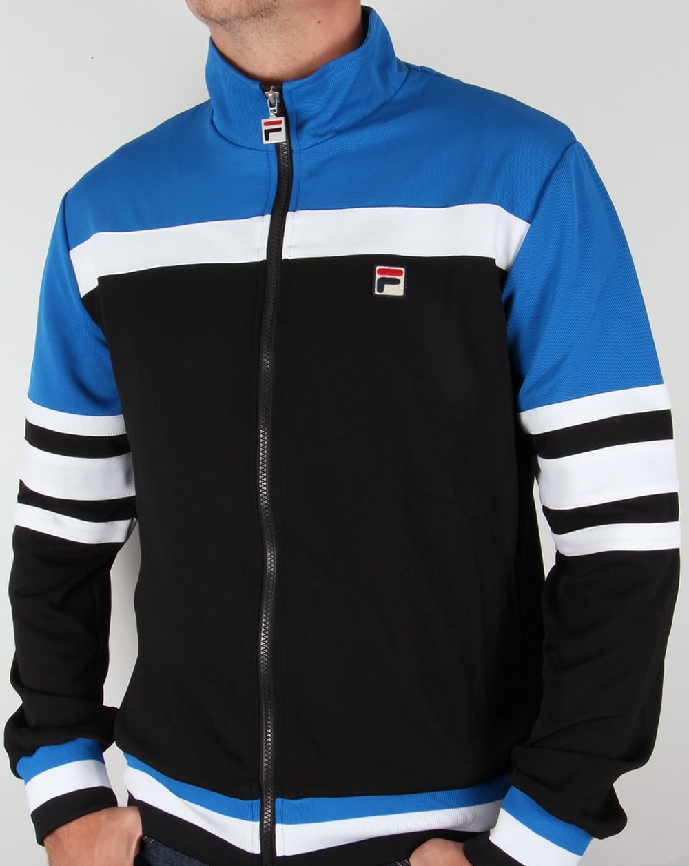 Fila Vintage Vilas Track Jacket Black/Royal