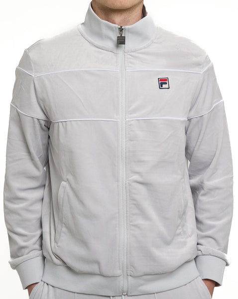 Fila Vintage Vittorio Velour Track Top Dawn Blue