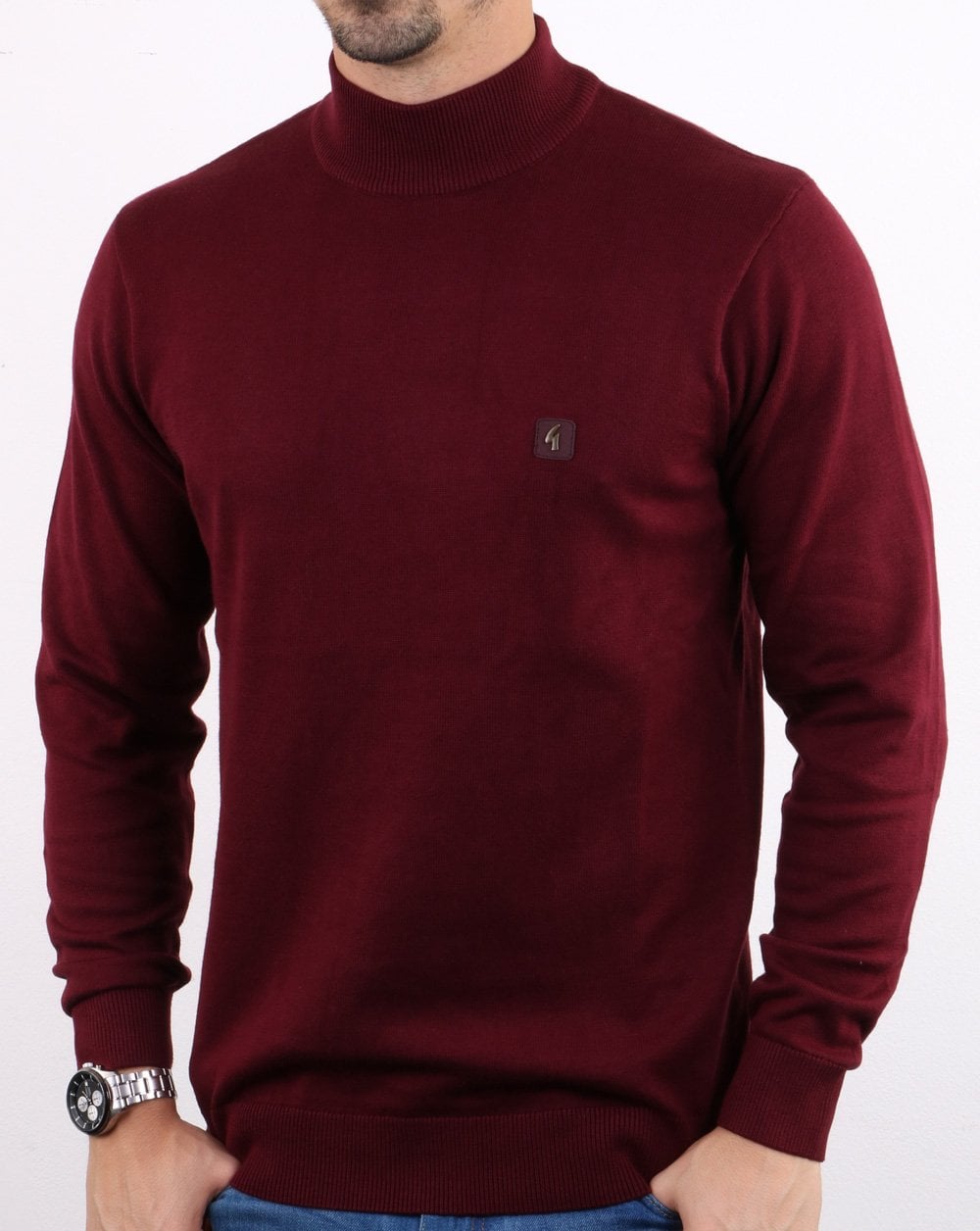 Gabicci Vintage Duke Turtle Neck Cabernet