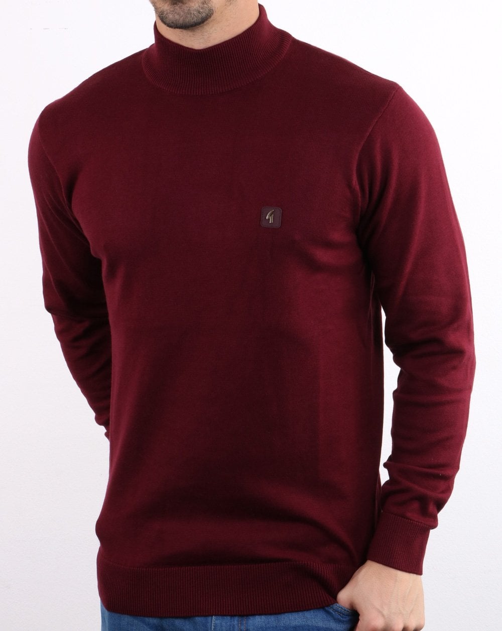 Gabicci Vintage Duke Turtle Neck Cabernet