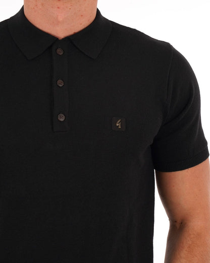 Gabicci Vintage Jackson Strickpolo Schwarz