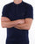 Gabicci Vintage Jackson Knitted Polo Shirt Mid Blue