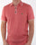 Gabicci Vintage Linekar Knitted Polo Shirt Pink
