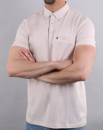 Gabicci Vintage Poloshirt Hafer