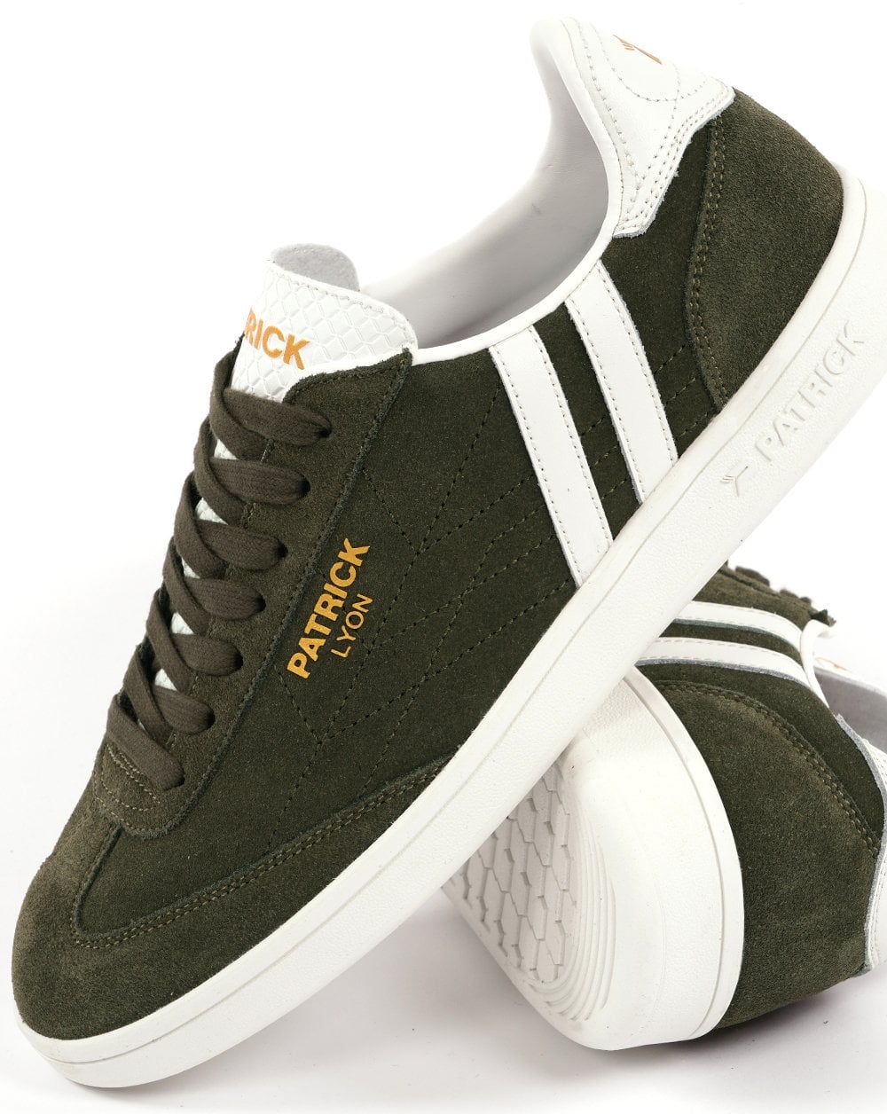 Patrick Lyon Sneaker Oliv/Weiß