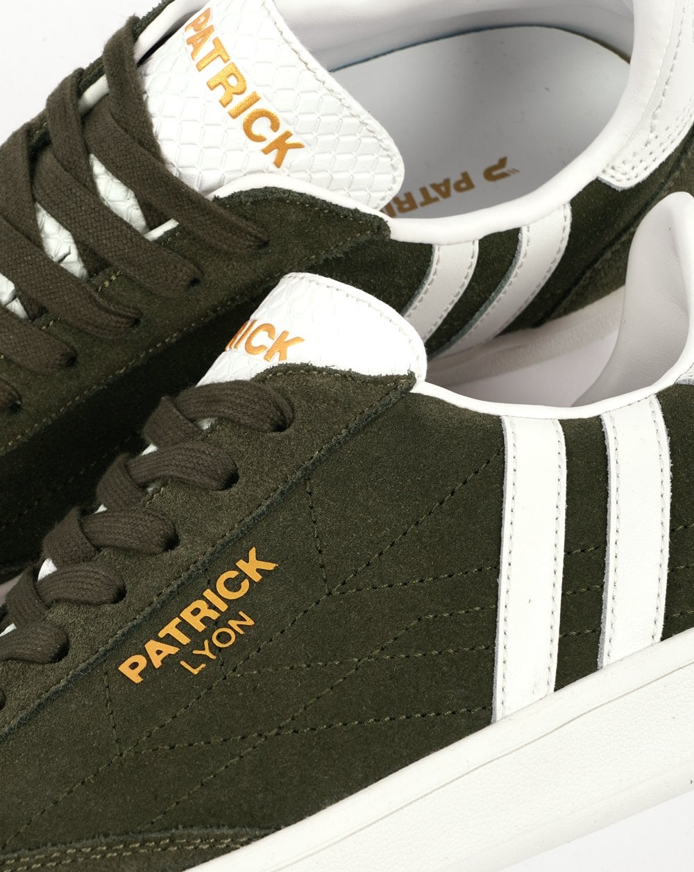 Patrick Lyon Sneaker Oliv/Weiß