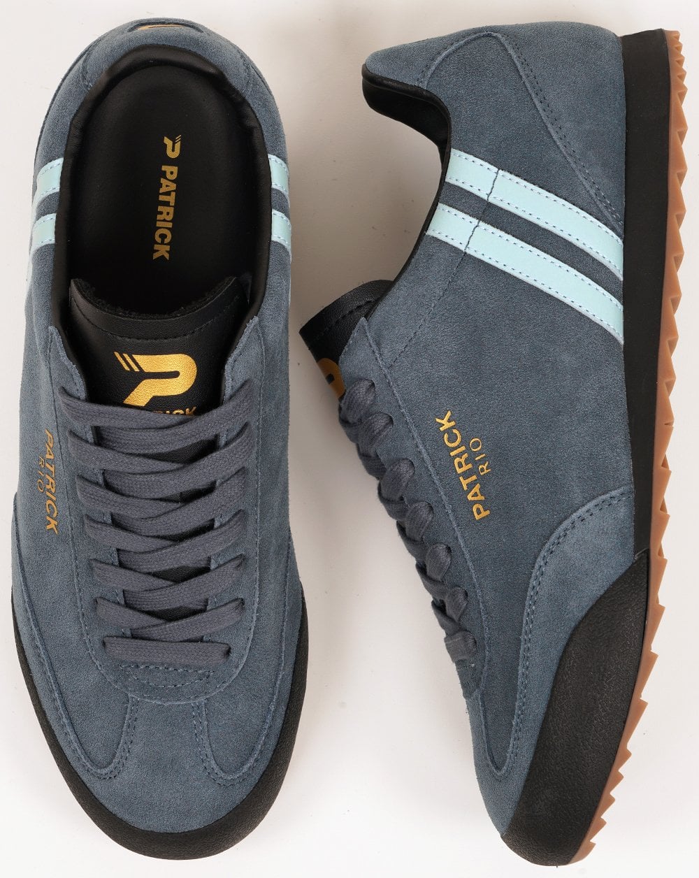Patrick Rio Sneaker Stahlblau/Hellblau