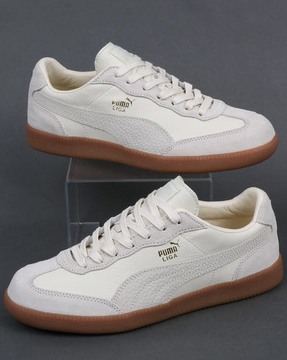 Puma Liga Leder-Sneakers Whisper White
