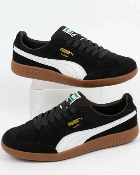 Puma Madrid Lux Trainers Black/White