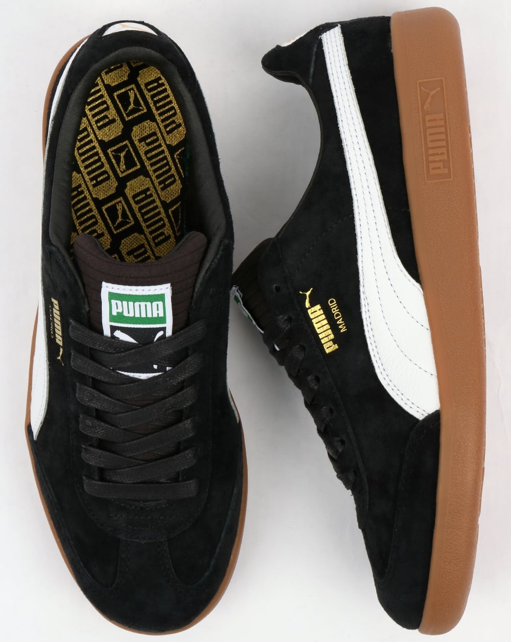 Puma Madrid Lux ​​Sneakers Schwarz/Weiß