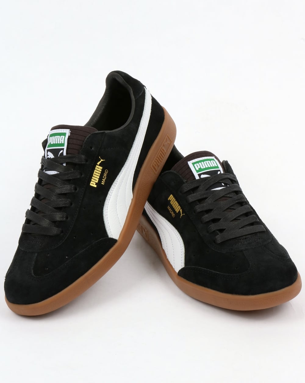 Puma Madrid Lux Trainers Black/White