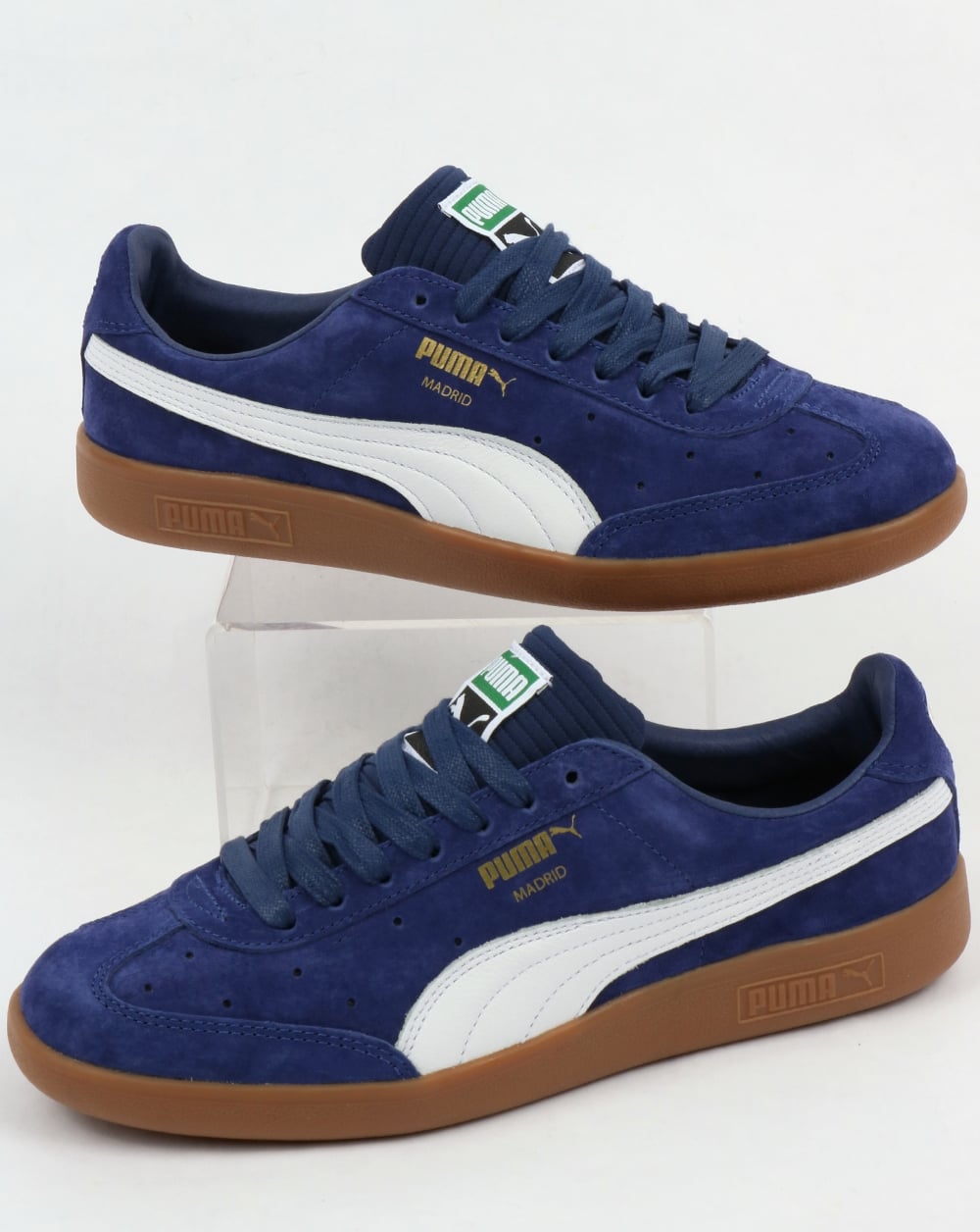 Puma Madrid Lux Trainers Blue Depth/White