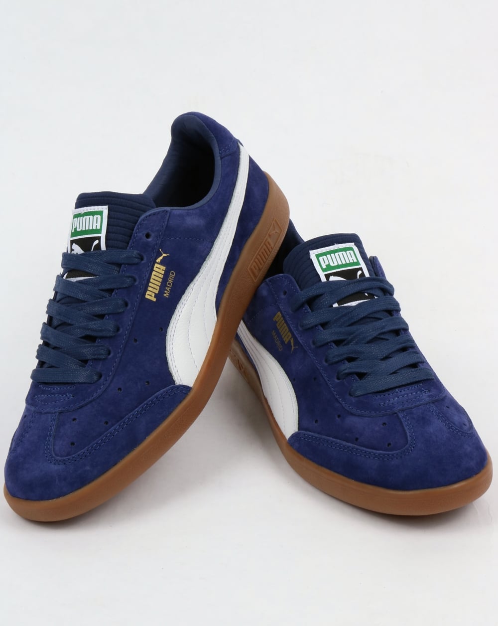 Puma Madrid Lux Trainers Blue Depth/White