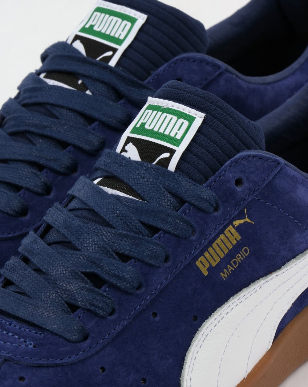 Puma Madrid Lux Trainers Blue Depth/White