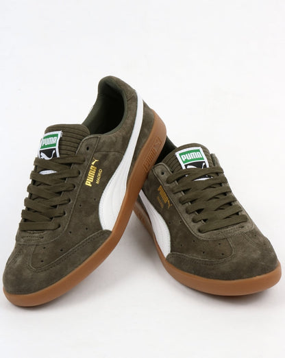 Puma Madrid Lux ​​Sneakers Olivgrün/Weiß