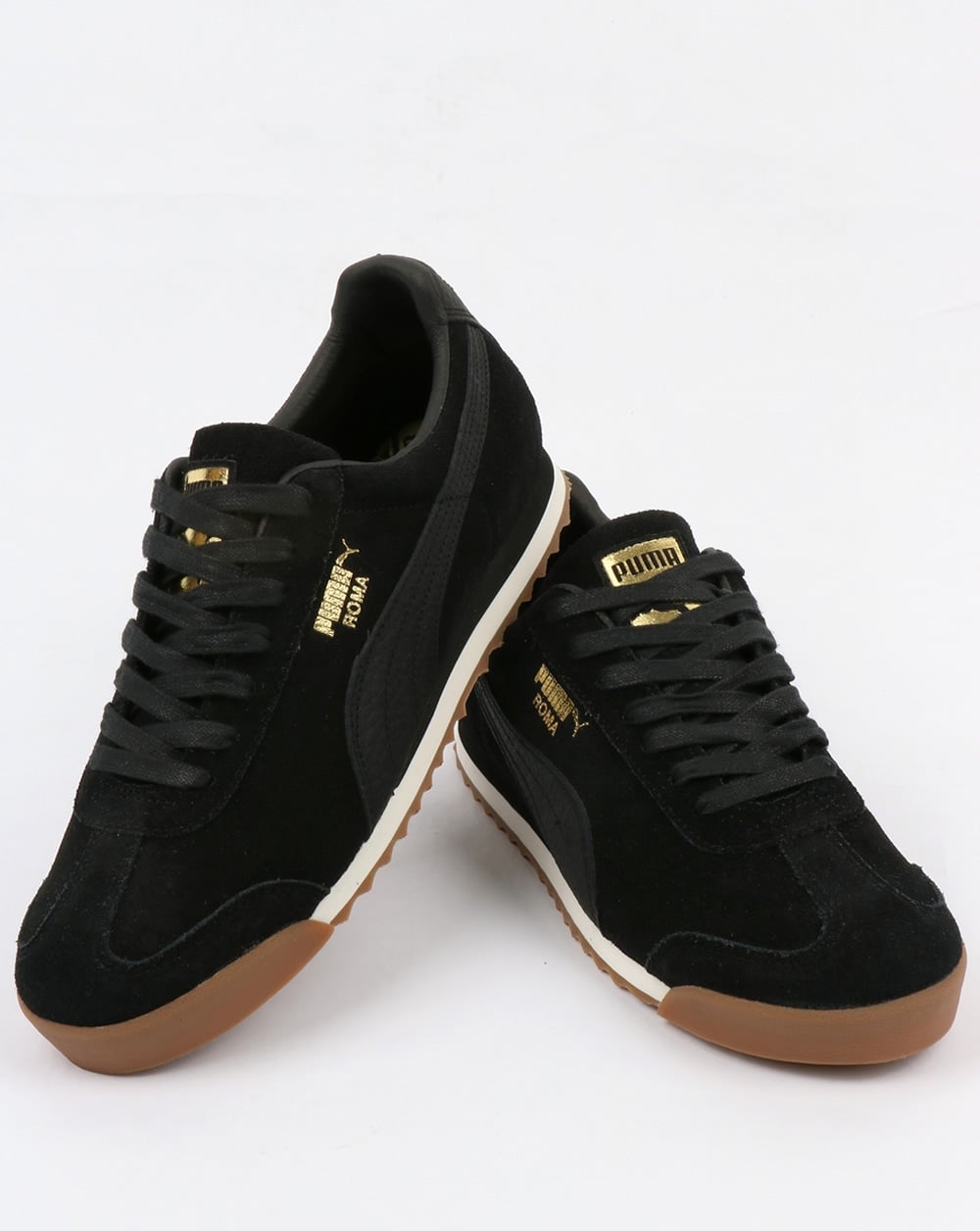 Puma Roma Premium Sneaker Schwarz/Weiß