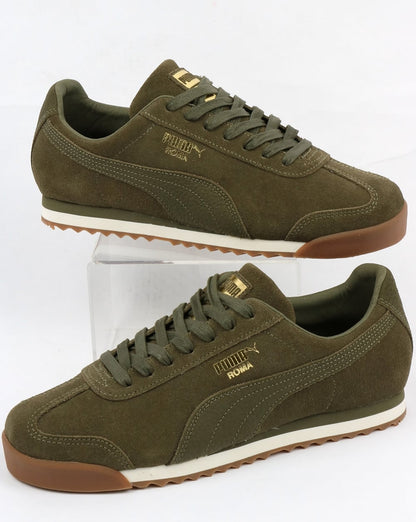Puma Roma Sneakers Premium Olivgrün Khaki
