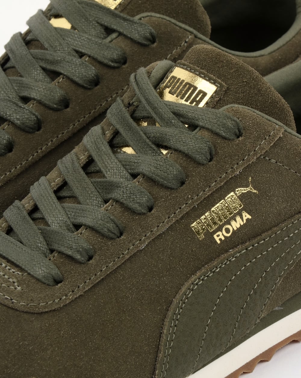Puma Roma Sneakers Premium Olivgrün Khaki
