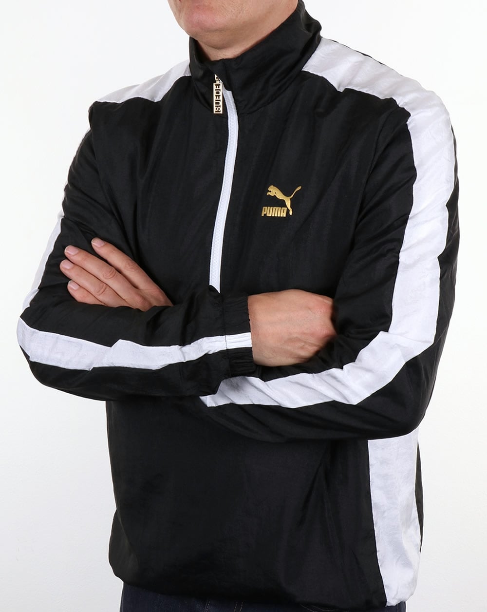 Puma Savannah Bboy Jacke Schwarz/Weiß