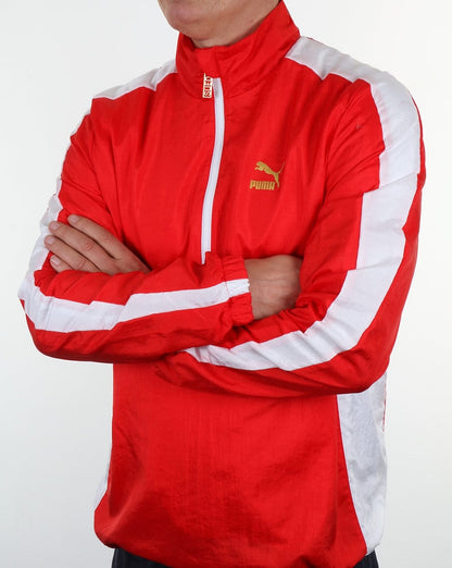 Puma Savannah Bboy Jacke Rot/Weiß