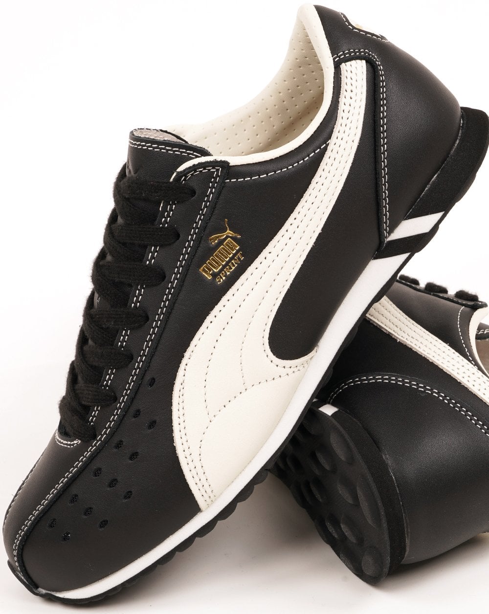 Puma Sprint Trainers Black/Whisper White