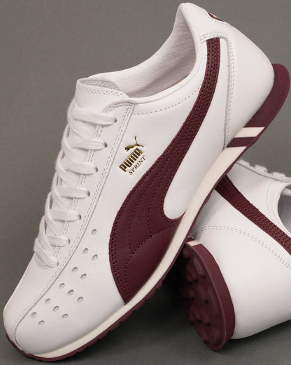 Puma Sprint Sneaker Weiß/Burgunderrot