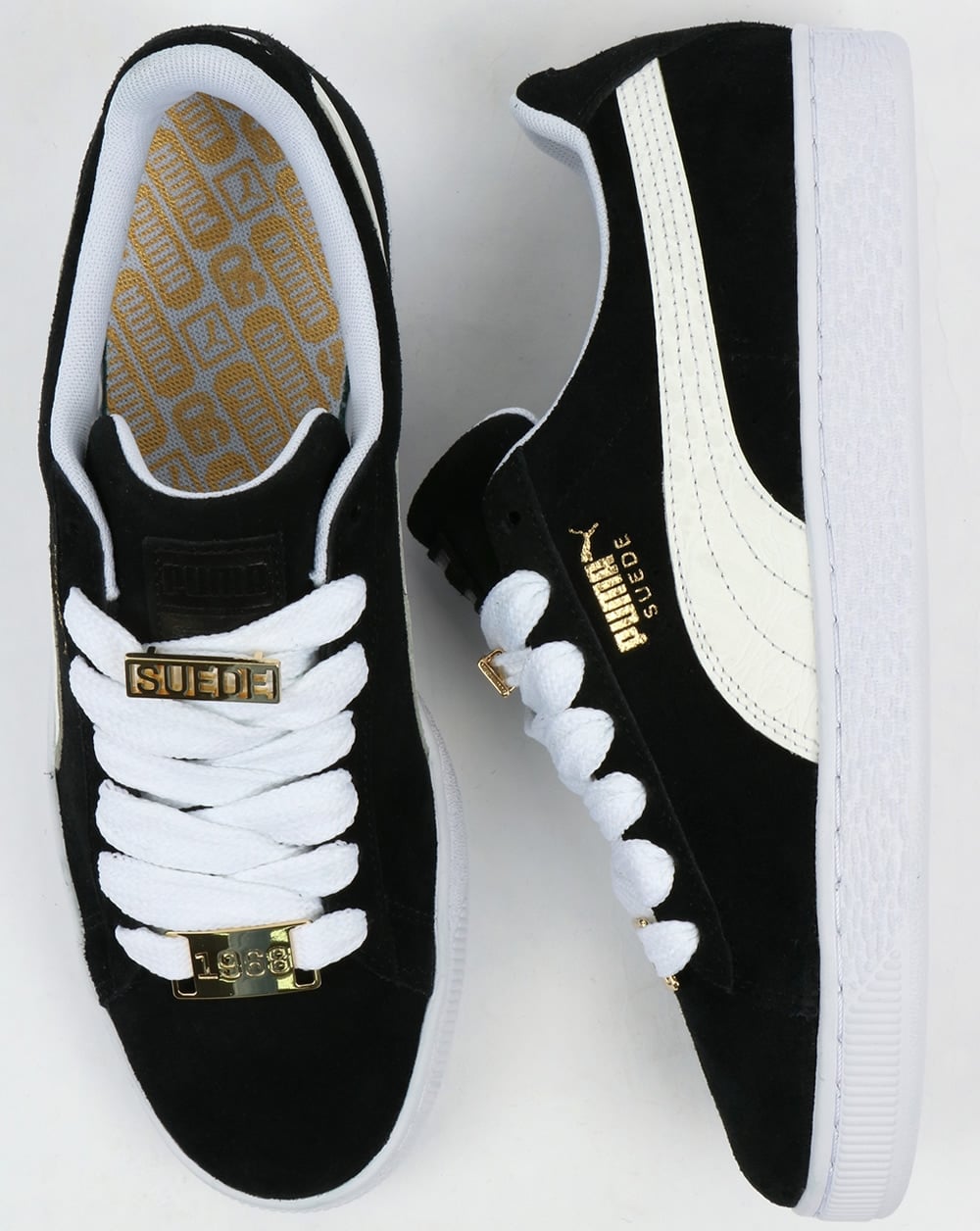 Puma Suede Classic Bboy Fabulous Trainers Black/white