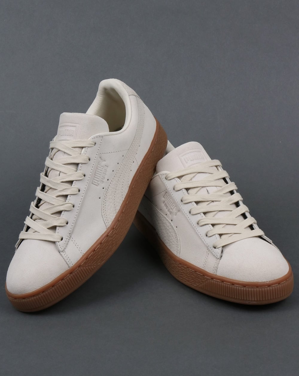 Puma Suede Classic Premium Trainers Off white Gum