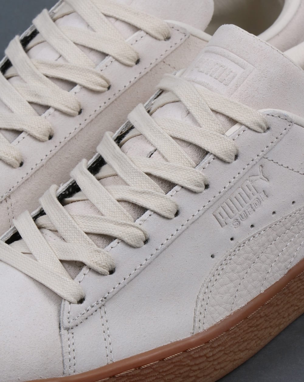 Puma Suede Classic Premium Trainers Off white Gum