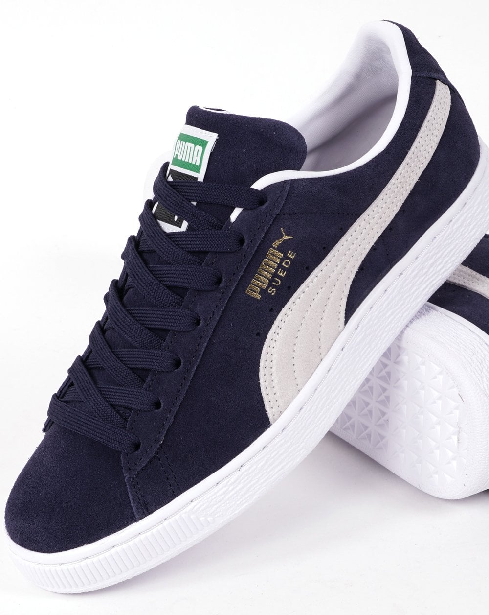 Puma Suede Classic Trainers Navy/white