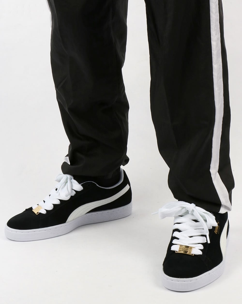 Puma T7 Bboy Trainingshose Schwarz/Weiß